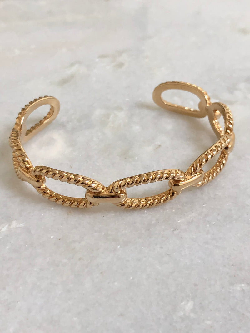 "Bangle Twisted Chain"