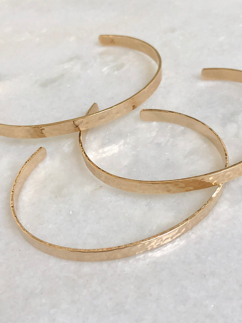 "Bangle hammered (small)"