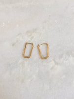 "Rectangle earrings"